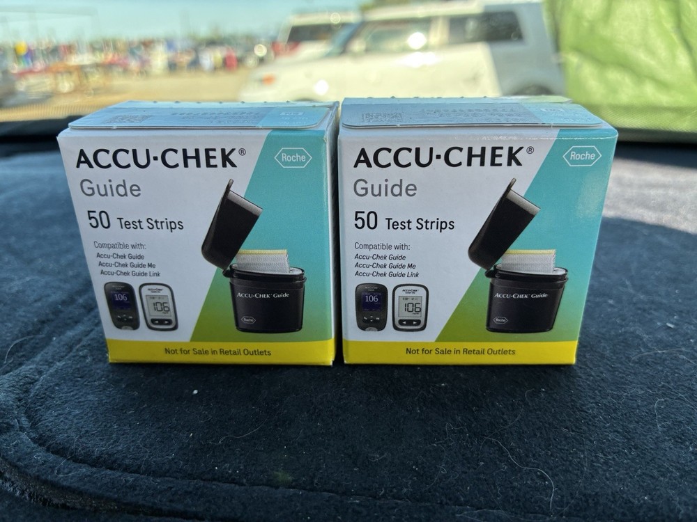 Accu-Chek Guide 100 Count Test Strips  Expires 07/26