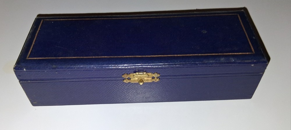 Antique Continental Solid Silver & Enamel Brush Retailed by West & Sons Dublin