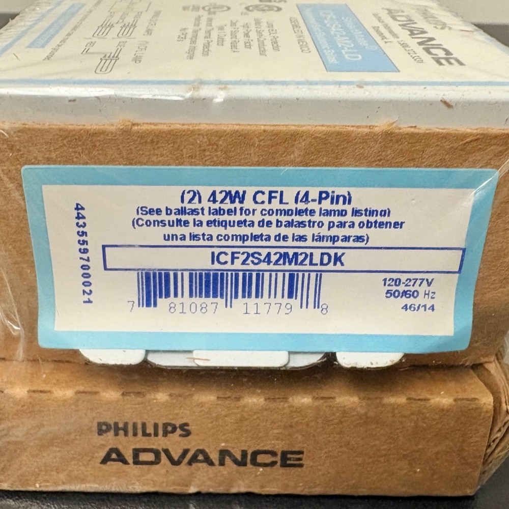 Philips Advance SmartMate ICF-2S42-M2-LD Programmed Start Electronic Ballast