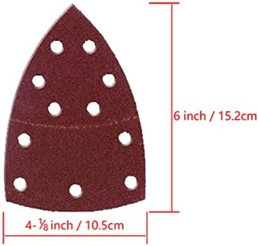 Versatile Corded Detail Sander with 12 Sanding Sheets & Replacement Attachments