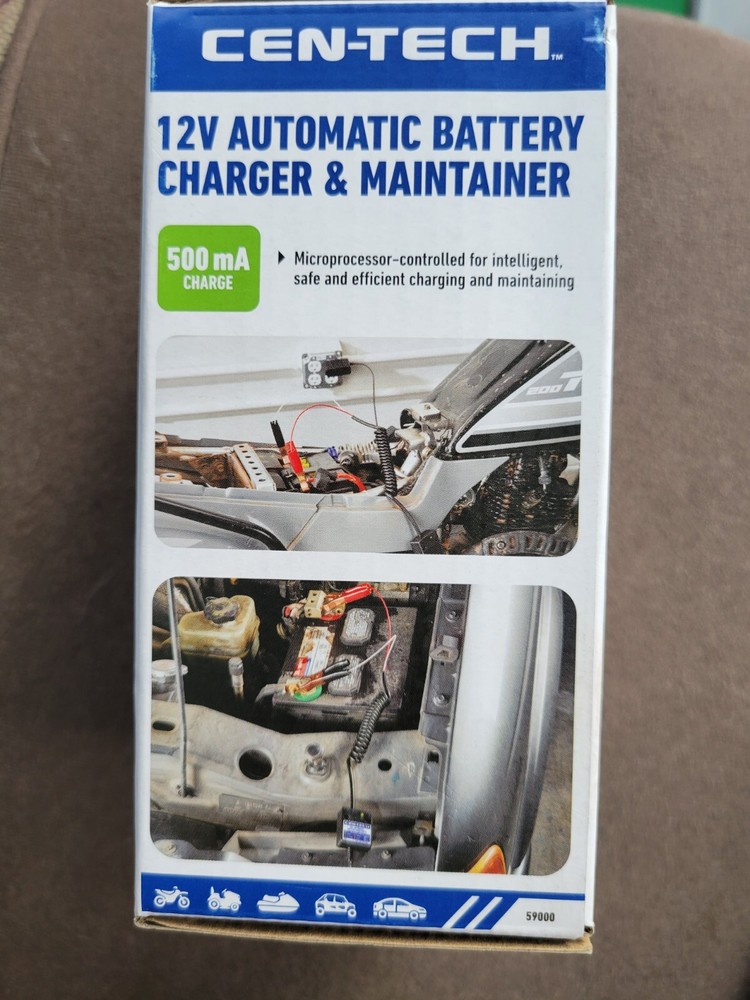12 Volt Car Battery Charger Maintainer Automatic Float Trickle-NEW-L👀K