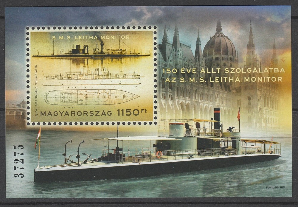 Hungary 2022 Ships MNH Block