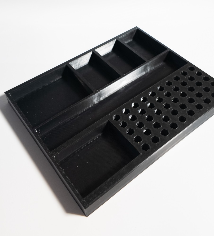 Hex bit organizer insert for DEWALT Medium ToughCase (6 compartments + 50 bit