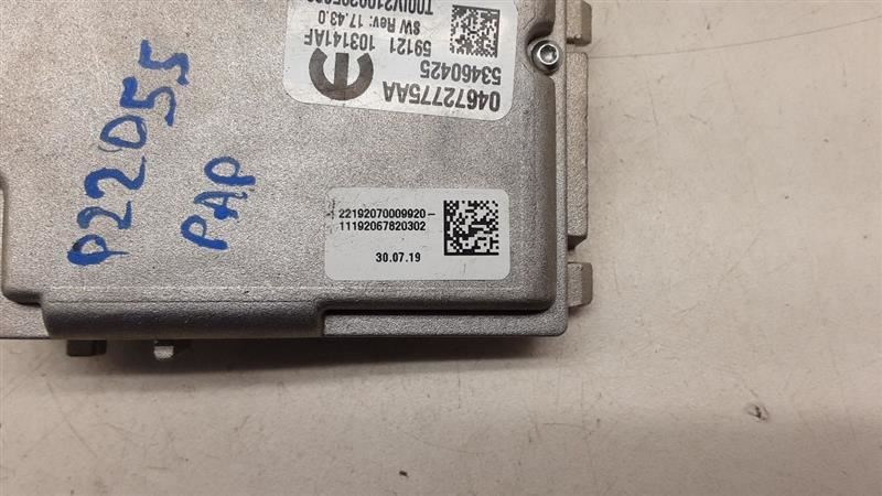 Camera/Projector Camera Front View Fits 17 PACIFICA 535289