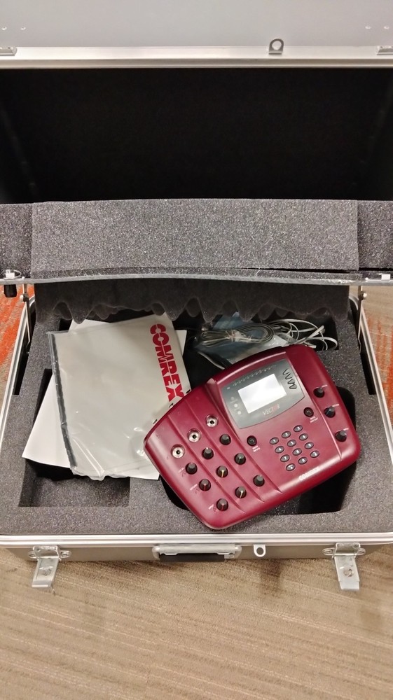 Comrex Vector POTS codec, AUDIO OVER TELE MIXER, plus power supply, and case.