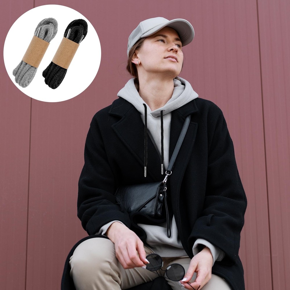 4 Pcs Drawstring Cords Universal Replacement Drawstring for Sweatpants 53 Inc...