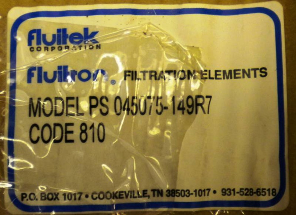 FLUITRON FILTRATION ELEMENTS