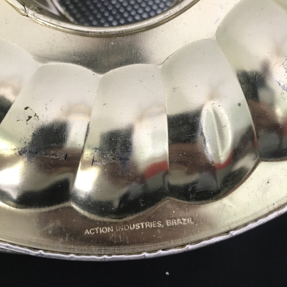 Vintage Springform Pan Fluted Insert Bakeware Made in Brazil￼ 10" 25cm Baking