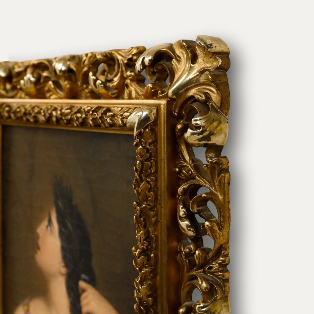 Framed 19th Century Oil - Cassandra