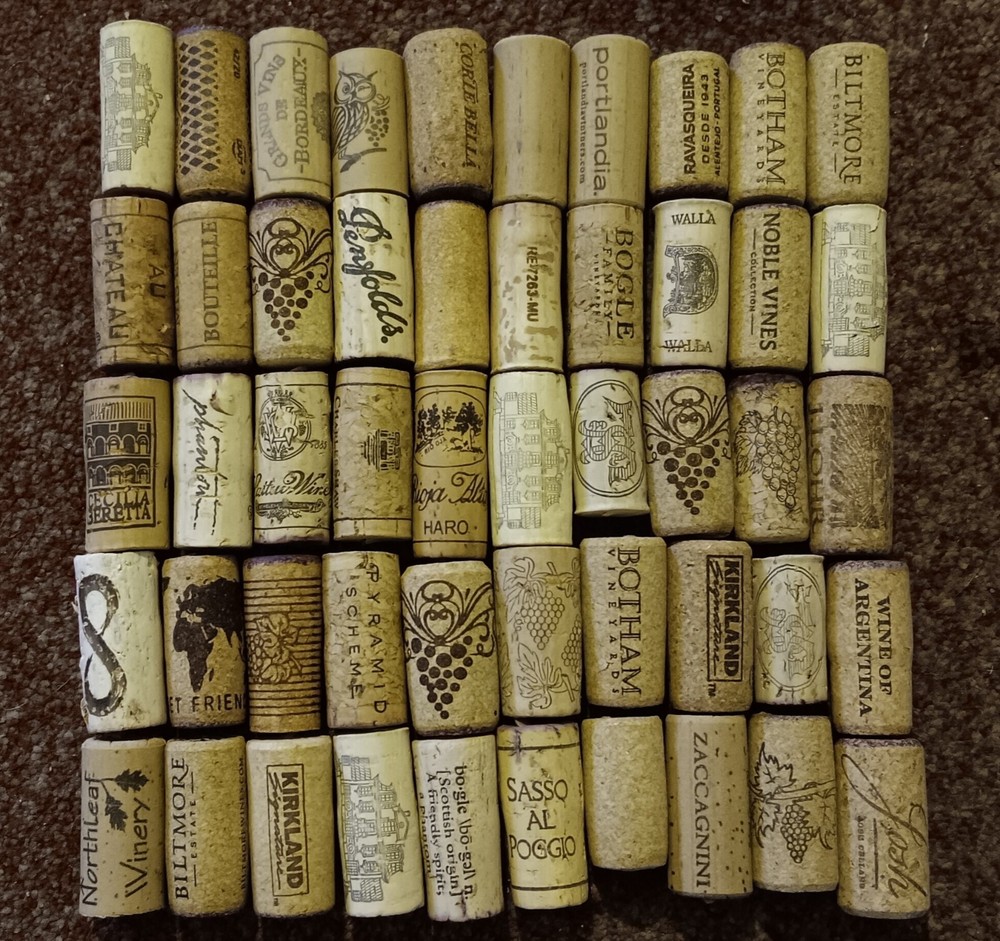 50 Used Wine Bottle Cork Craft DIY Lot
