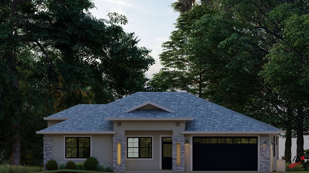 BLUEPRINTS CONTEMPORARY HOUSE PLAN ARCHUP #126