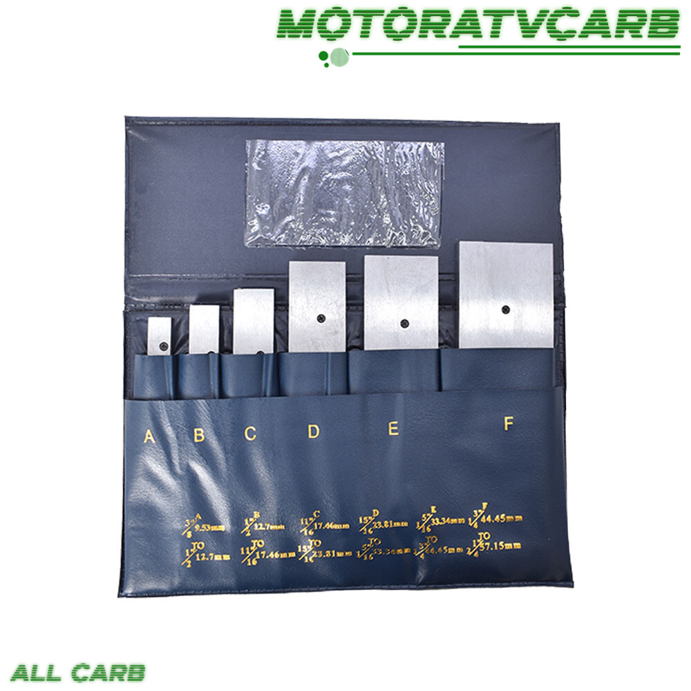 ALL-CARB 6 Pack ADJUSTABLE PARALLEL SET 3/8" - 2-1/4" For Layout Inspection