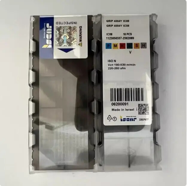 ISCAR / GRIP4004Y IC08 /Industrial indexable Carbide Inserts 10 PCS