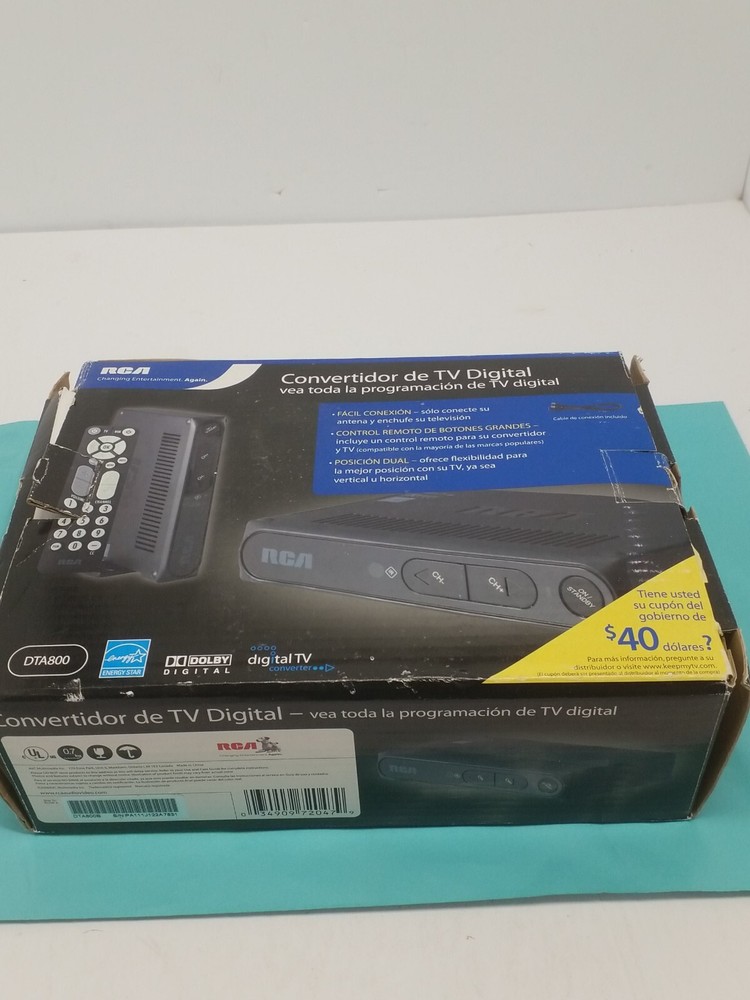 RCA Digital TV Converter DTA800