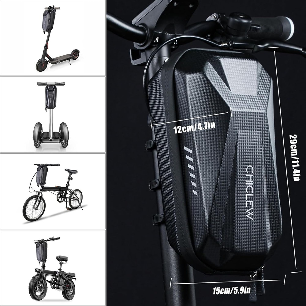 Electric Scooter Storage Bag, Hard-shell Protection./