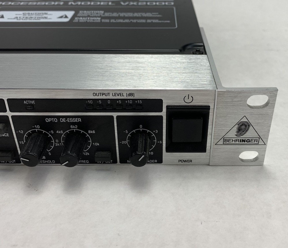 Behringer VX2000 High-Performance Mic Preamplifier / Voice Processor - For Parts
