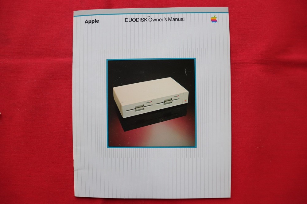APPLE COMPUTER DUODISK OWNER’S MANUAL PLUS PACKING LIST