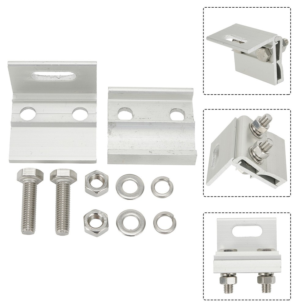 Aluminum Alloy PV Solar Module Horizontal Mounted Racking System High Quality