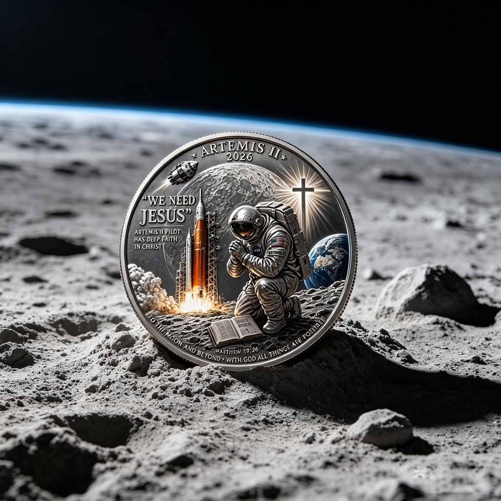 “Artemis 2” First Manned Lunar Orbit Commemorative Coin