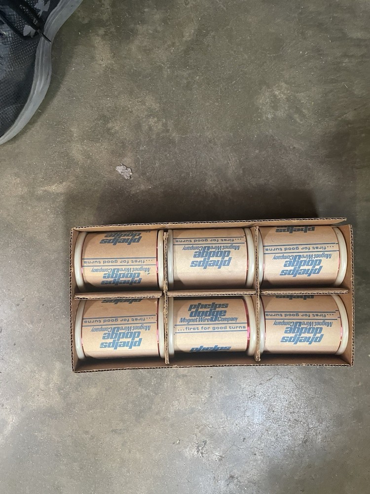 40 awg Copper wire (6 ROLLS) 2.4 pounds per roll (magnet wire)