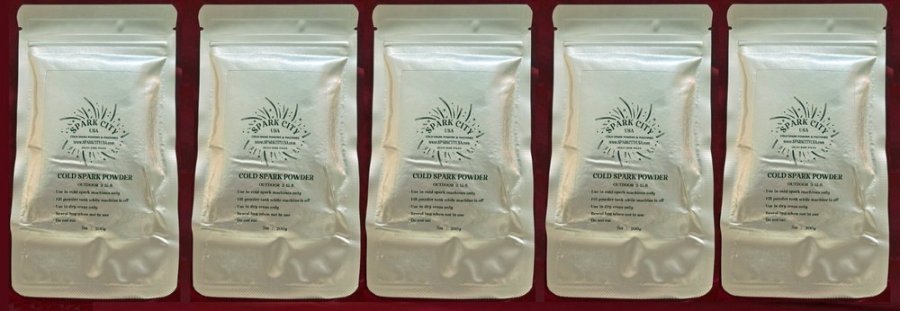 Outdoor Cold Spark Powder - 5 pack bundle