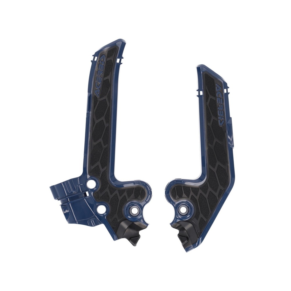 Acerbis 2986931034 X-Grip Frame Protectors - Blue/Black