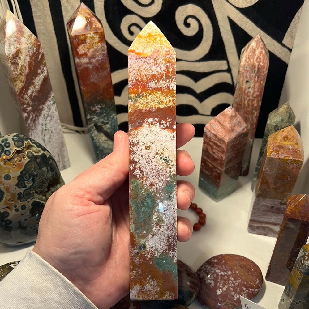 Ocean Jasper Obelisk G