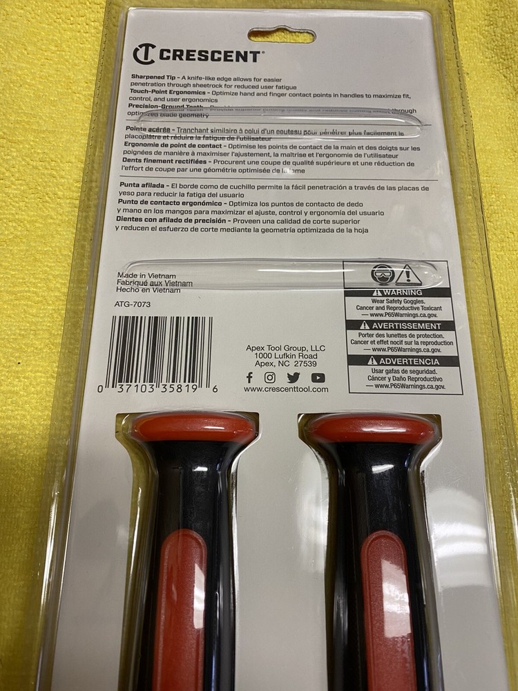 Drywall saw/ Jab Saw - Crescent - 2 Pack