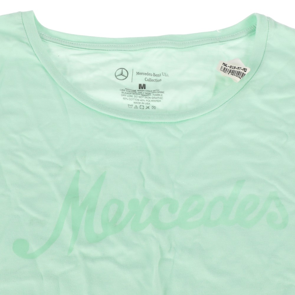 Mercedes Women's T-Shirt Teal Medium