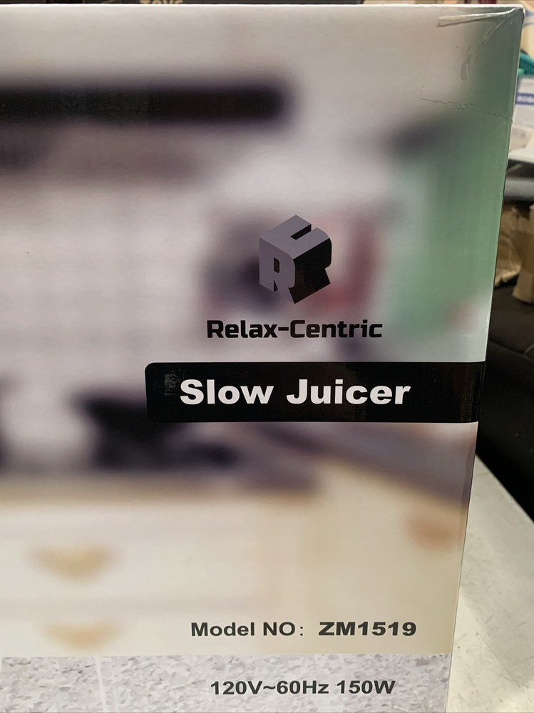 Relax-centric Juicer Machines, Slow Masticating Juicer White