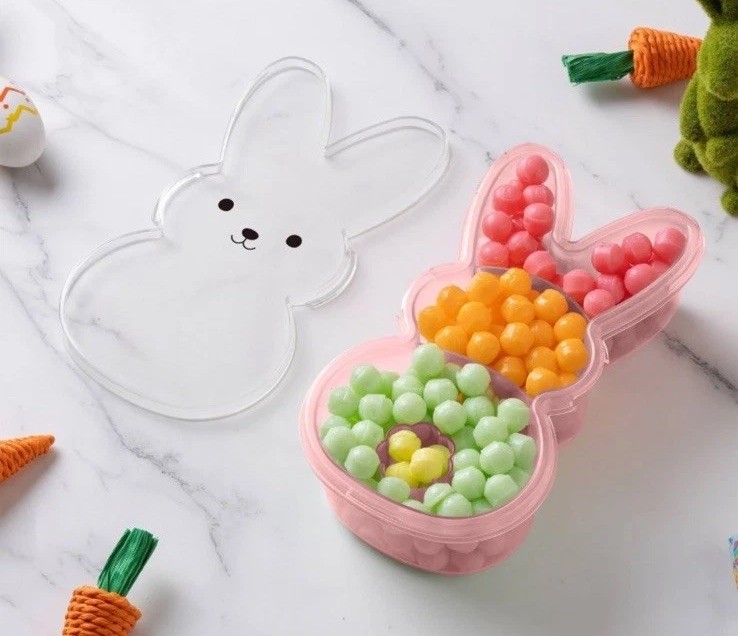 NWT Cook With Color Bunny Snack Box Container