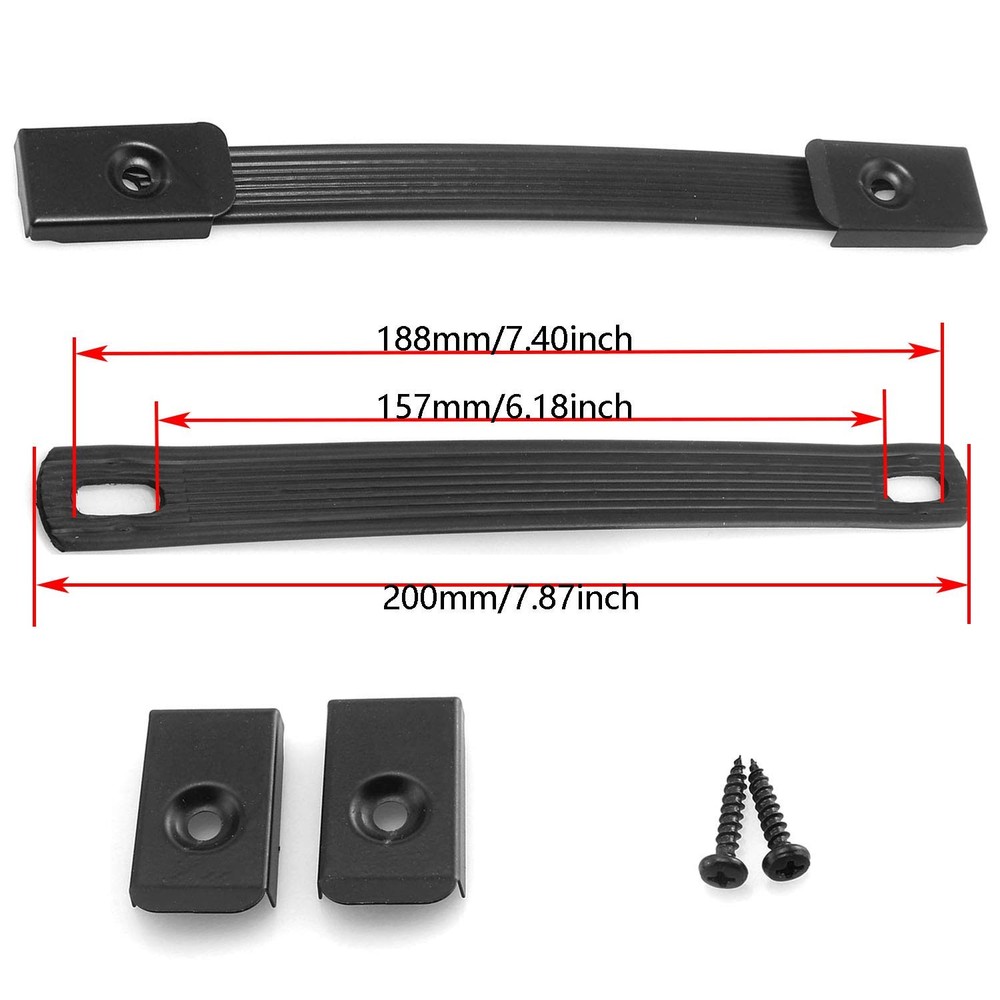 Handle Strap 2PCS 8Inch Black Guitar Amplifiers Speaker Cabinet Strap Handle ...