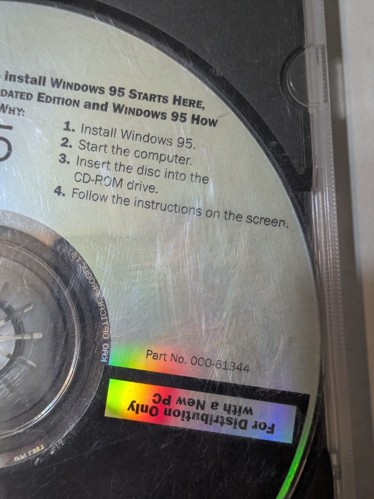 Microsoft Windows How & Why CD /Windows 95 starts here Upgraded Edition
