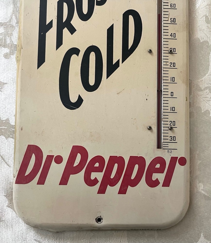 VINTAGE DR PEPPER THERMOMETER ORIGINAL