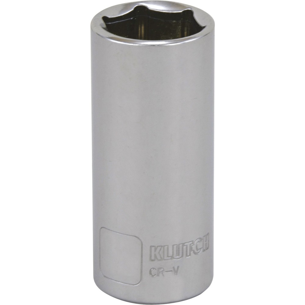 Klutch 3/8in.-Drive, 6-Point Deep Socket, Metric, 20mm