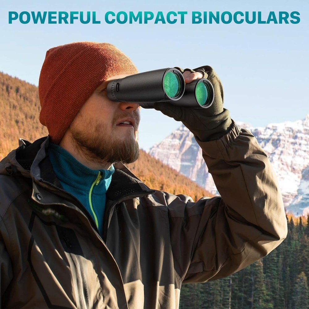 Powerful 12x Magnification Hunting Binoculars