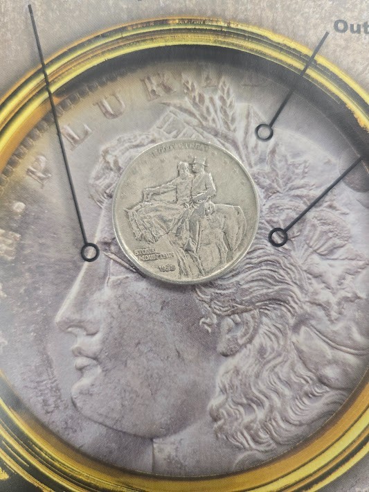 1925 STONE MOUNTAIN Commemorative 90% SILVER HALF DOLLAR CJ372