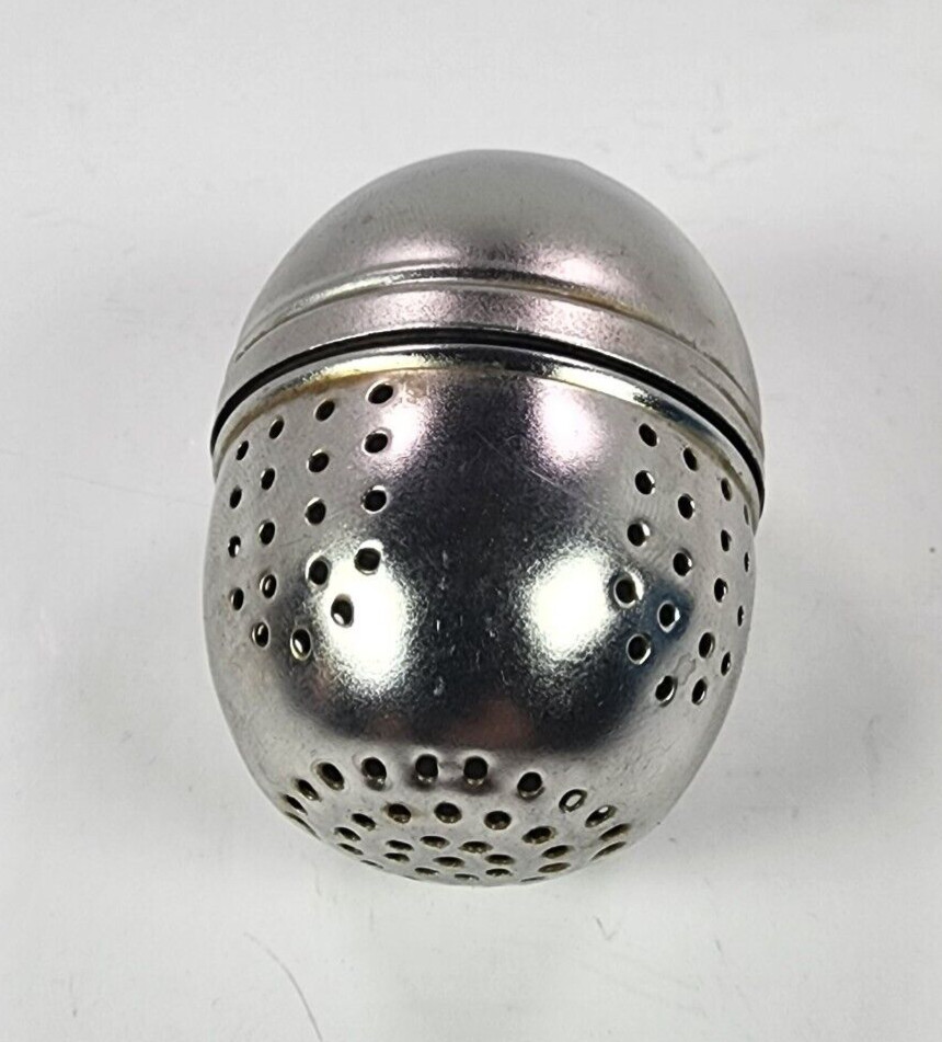 Vintage Loose Leaf Tea Coffee Strainer Infuse no chain