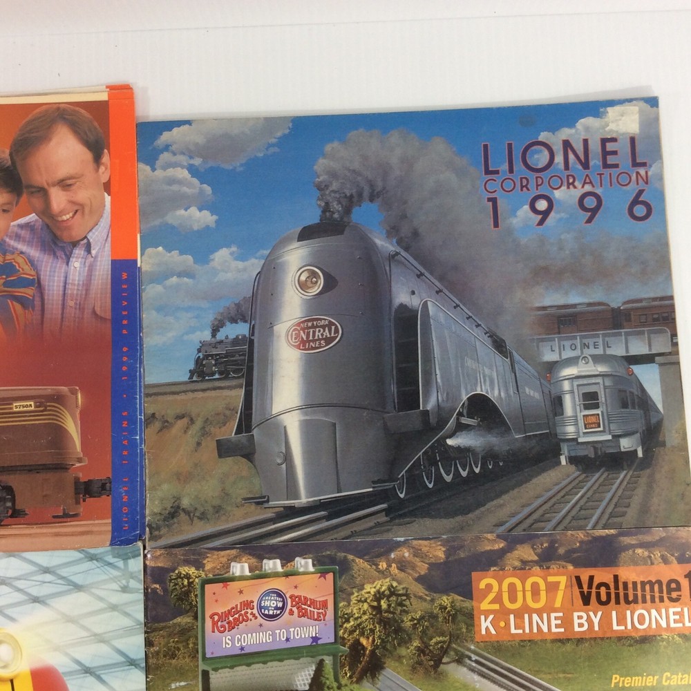 Lionel Train Catalog Back Issue 1996 1999 2001 2007 2009