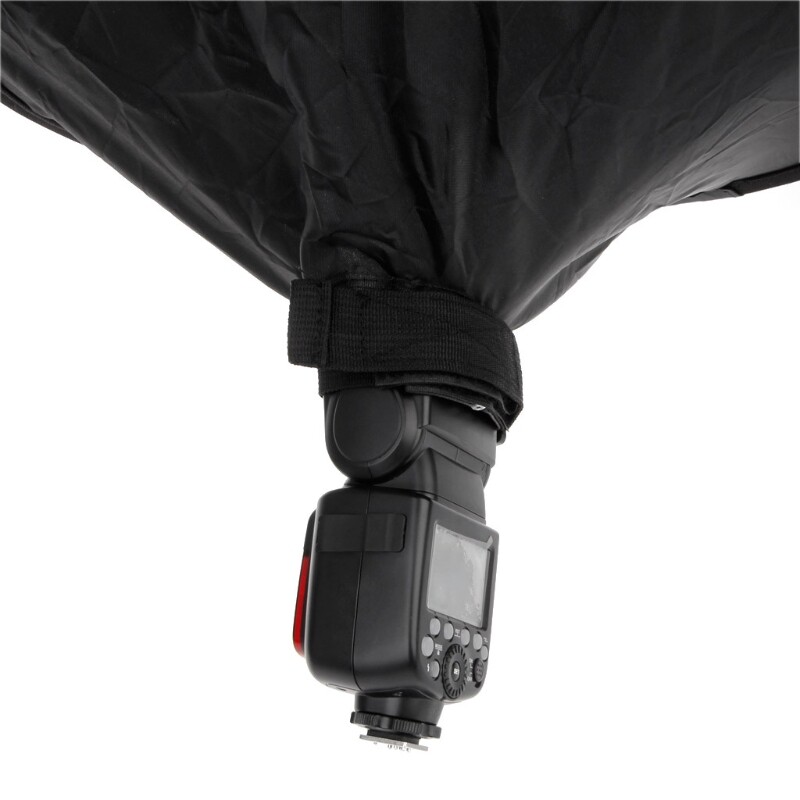 Universal 42cm Round Studio Flash Softbox Speedlite Diffuser Reflector Strap New