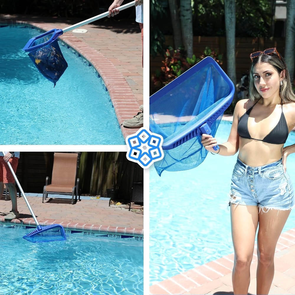 Efficient Pool Skimmer Net Blue