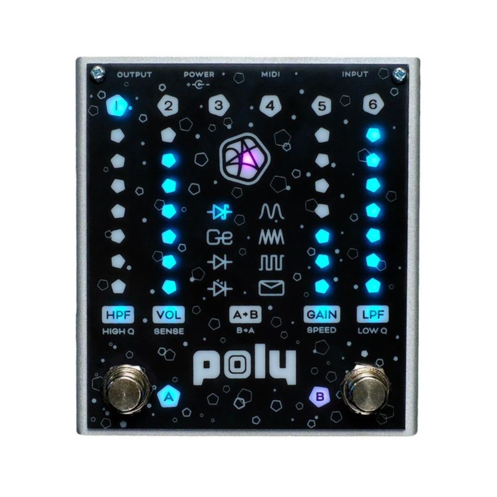 Used Poly Effects Josh Smith Flat V Overdrive Pedal