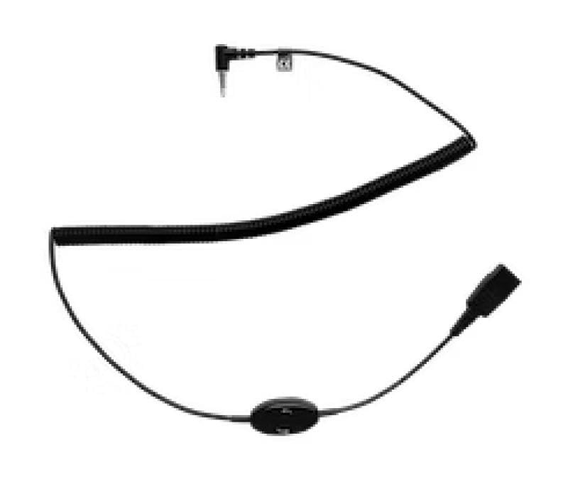 QD TO 3.5mm TRRS W. PTT BTN
