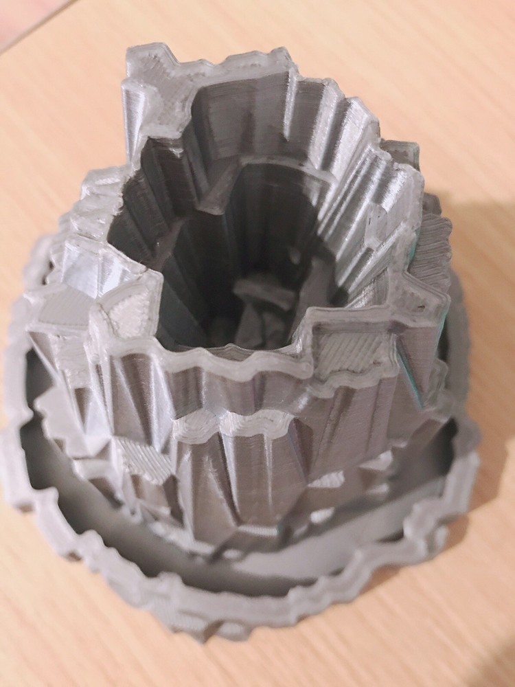 Mountain Desktop Planter with Drain Holes