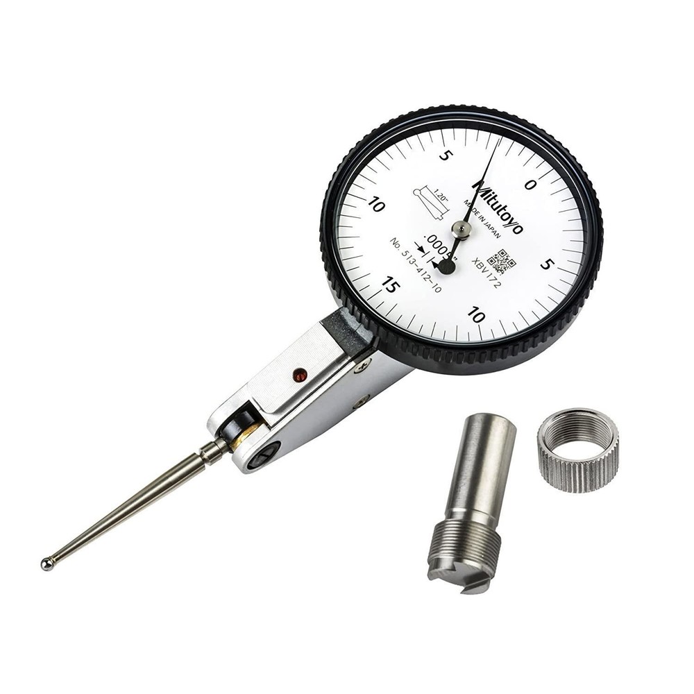 Mitutoyo .0-03" .0005" Graduation Horizontal Long Tip Dial Test Indicator