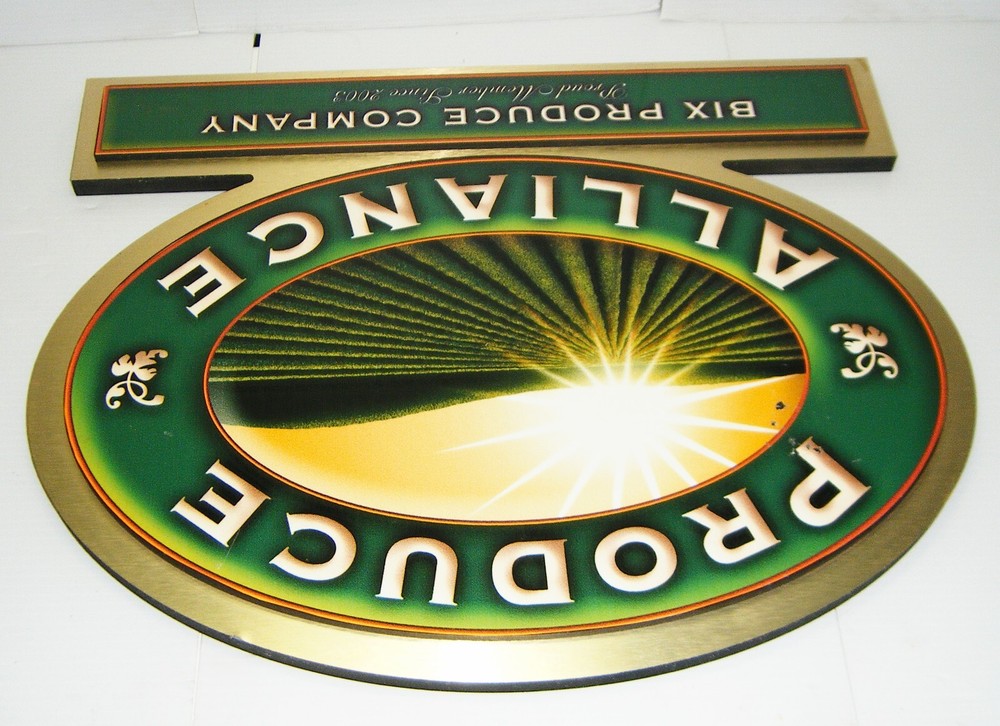 Solid Wood Produce Alliance Bix Produce Sign