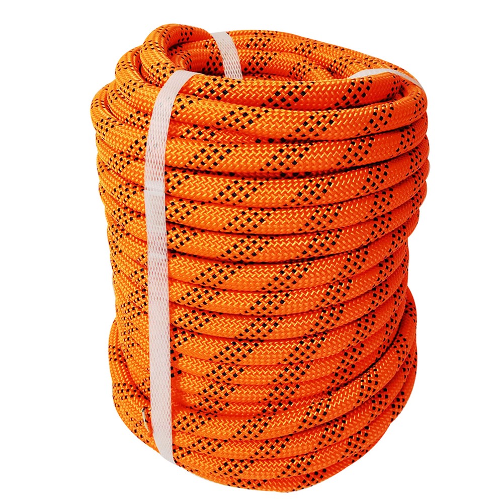1/2" × 100' Bull Rope 6180Lbs Breaking Strength Double Braid Polyester Rope
