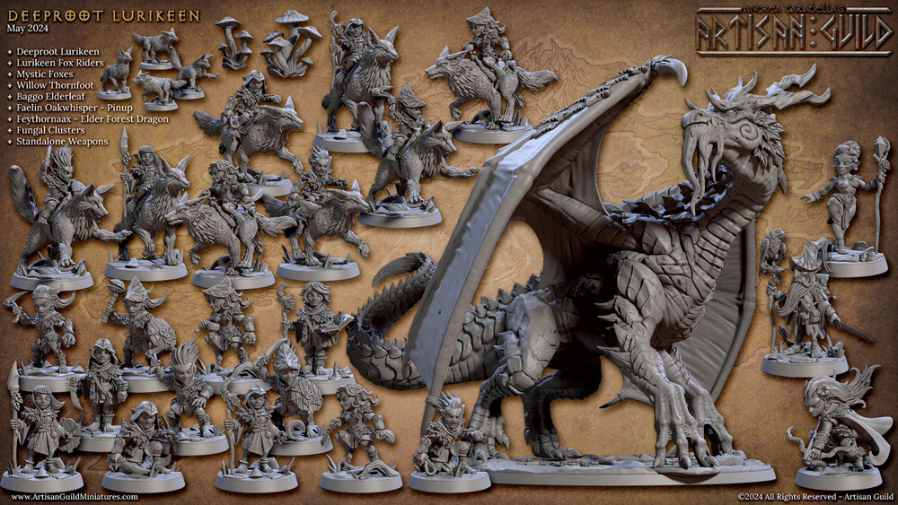 Deeproot Lurikeen | Artisan Guild | D&D | DnD | Print on Demand