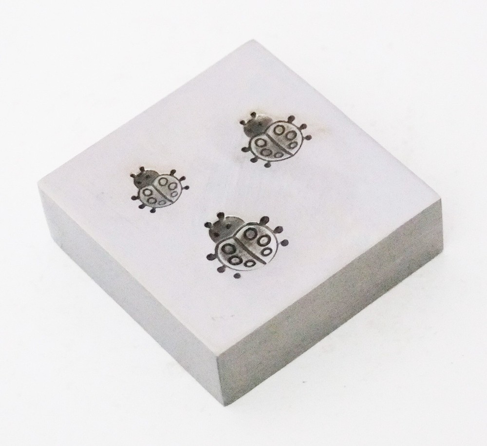Shot Plate 3 Designs Lady Bugs Shapes Impression dies