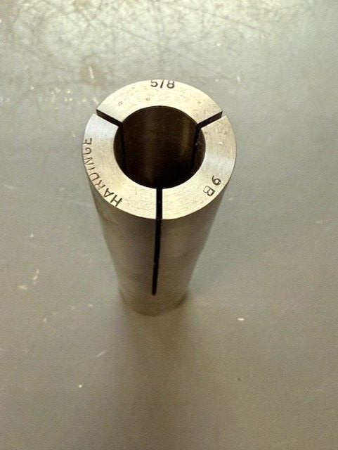 Hardinge 9B 5/8" Round Collet w/Internal Threads